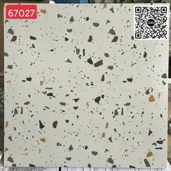 Gạch Đá Mờ 60x60 Ốp Lát Giá Rẻ terrazzo hạt lớn 67027