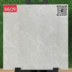 Gạch Đá Mờ 60x60 Ốp Lát Giá Rẻ xám vân trắng 6609