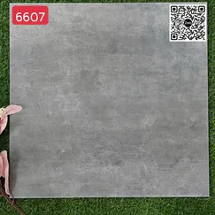 Gạch Đá Mờ 60x60 Ốp Lát Giá Rẻ xám xi măng 6607