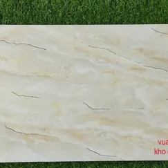 Gạch Đá Ốp Tường Khắc Kim 40x80 vàng vân mây 4817