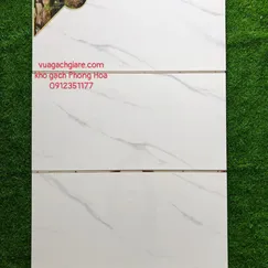 Gạch Đá Ốp Tường 40x80 Cao Cấp Trung Quốc trắng vân khói 8908