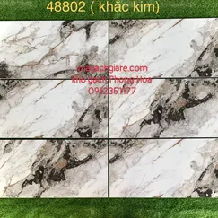 Gạch Đá Ốp Tường 40x80 Khắc Kim Cao Cấp Trung Quốc vân đá 48802