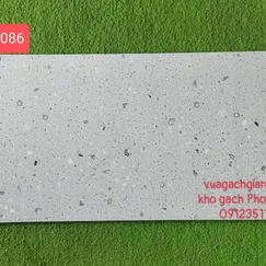 Gạch Đá Ốp Tường Khắc Kim 40x80 Cao Cấp xám giả đá JS84086