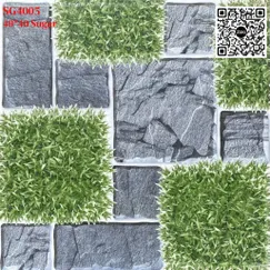 Gạch Men Mờ 40x40 Ốp Lát Sân Giá Rẻ đá cỏ SG4005