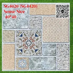 Gạch Men Mờ 40x40 Ốp Lát Sân Giá Rẻ đá ghép SG4020