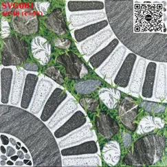 Gạch Men Mờ 40x40 Ốp Lát Sân Giá Rẻ đá sỏi SVG001