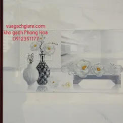 Gạch Men Ốp Tường 40x80 Luxury trắngvân khói LX48002