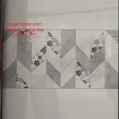 Gạch Men Ốp Tường 40x80 Luxury trắng vân khói LX48009