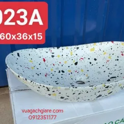 Chậu Lavabo Thuyền Giá Rẻ đen trắng