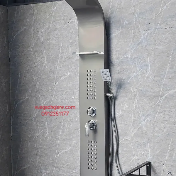 Cây Sen Thuyền Massage INOX 304 Nóng Lạnh Sơn Tĩnh Điện