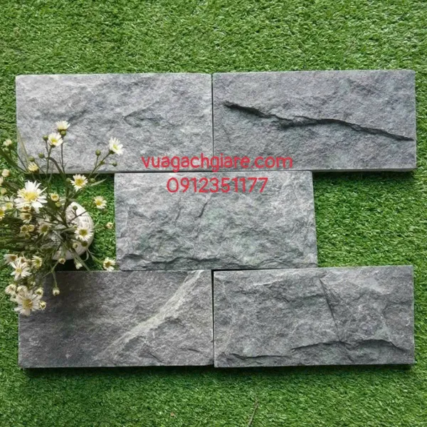 Đá Tự Nhiên 10x20 Ốp Lát Giá Rẻ đá bốc đen