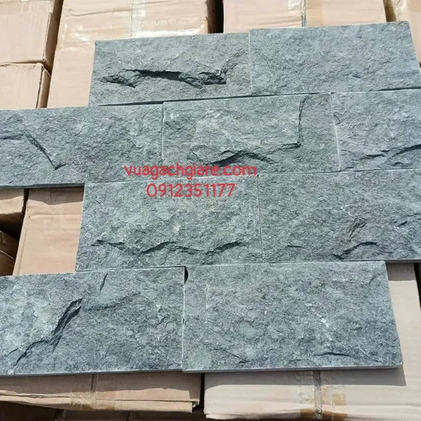 Đá Tự Nhiên 10x20 Ốp Lát Giá Rẻ đá bốc xanh rêu