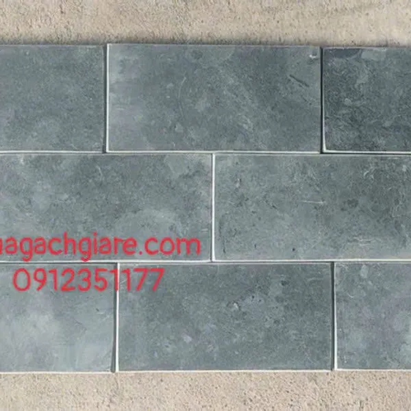 Đá Tự Nhiên 10x20 Ốp Lát Giá Rẻ mài bóng xanh rêu