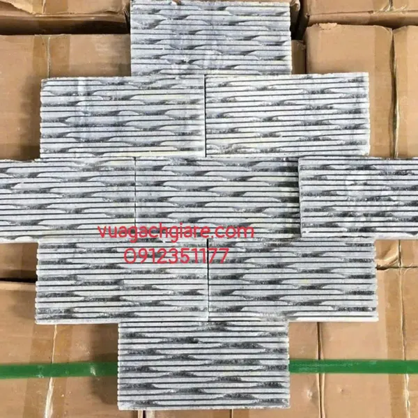 Đá Tự Nhiên 10x20 Ốp Lát Giá Rẻ răng lược xám