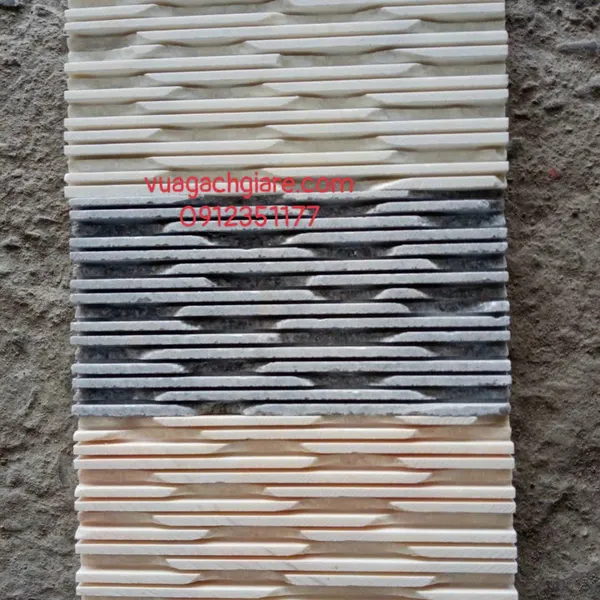 Đá Tự Nhiên 10x20 Ốp Lát Giá Rẻ răng lược vàng