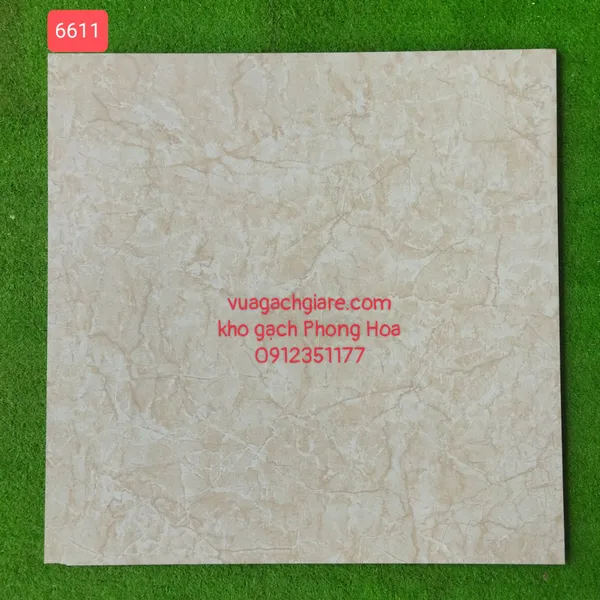 Gạch Đá Ốp Lát 60x60 LUXURY vàng vân đá ECO6611