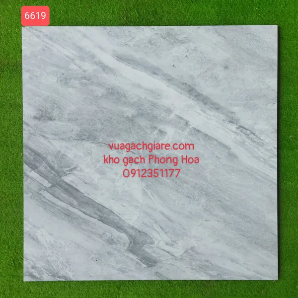 Gạch Đá Ốp Lát 60x60 LUXURY xám vân đá ECO6619