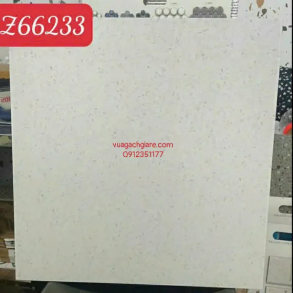 Gạch Đá Mờ 60x60 Ốp Lát Giá Rẻ terrazzo trắng Z66233
