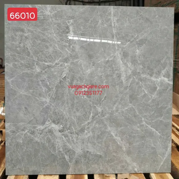 Gạch Đá 60x60 Ốp Lát Giá Rẻ xám vân trắng 66010