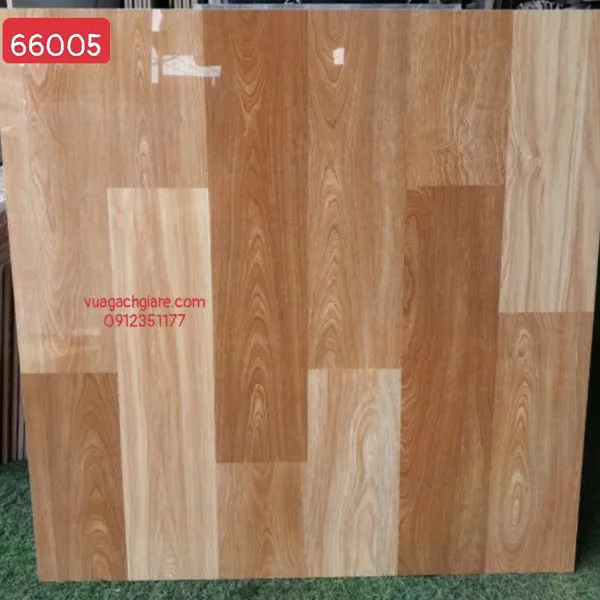 Gạch Đá 60x60 Ốp Lát Giá Rẻ vân gỗ nâu 66005