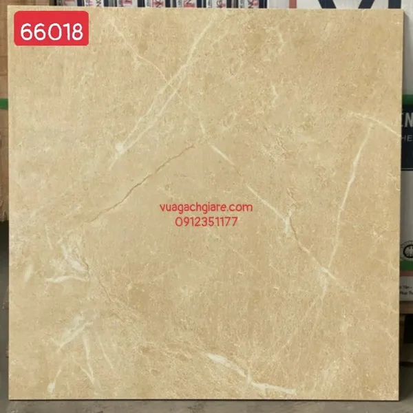 Gạch Đá 60x60 Ốp Lát Giá Rẻ vàng vân trắng 66018