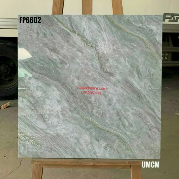 Gạch Đá 60x60 Ốp Lát Giá Rẻ xám vân đá FP6602