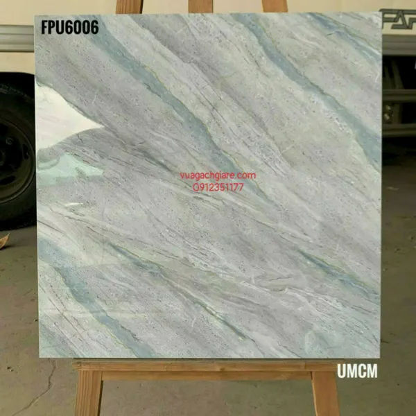 Gạch Đá 60x60 Ốp Lát Giá Rẻ xám xanh FPU6006