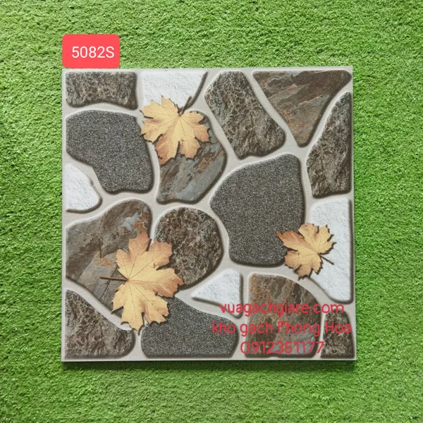 Gạch Đá Lát Sân 50x50 sỏi đá 5082S