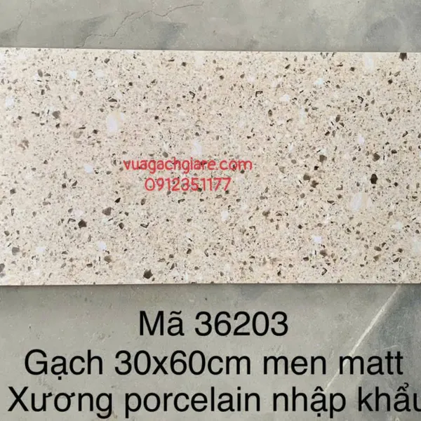 Gạch Đá Mờ 30x60 Ốp Lát terrazzo 36203