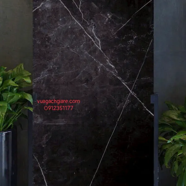 Gạch Đá 60x120 Ốp Lát Ấn Độ đen tia chớp