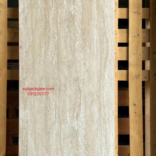 Gạch Đá Mờ 60x120 Ốp Lát Ấn Độ vân gỗ vàng