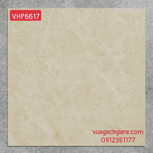 Gạch Đá Mờ 60x60 Ốp Lát Giá Rẻ vàng vân đá VHP6617