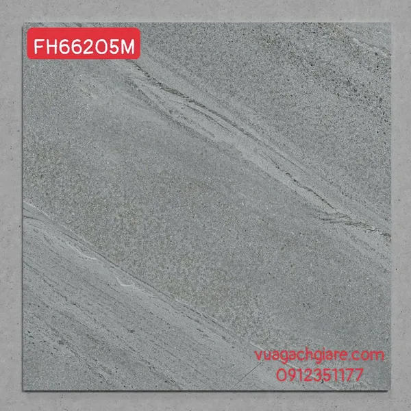 Gạch Đá Mờ 60x60 Ốp Lát Giá Rẻ xám vân FM66205M