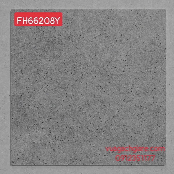 Gạch Đá Mờ 60x60 Ốp Lát Giá Rẻ xám đậm FH66208Y