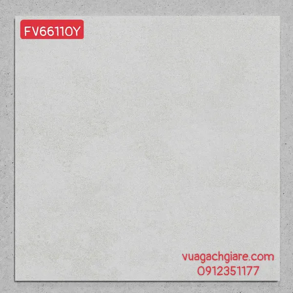 Gạch Đá Mờ 60x60 Ốp Lát Giá Rẻ xám nhạt FV66110Y
