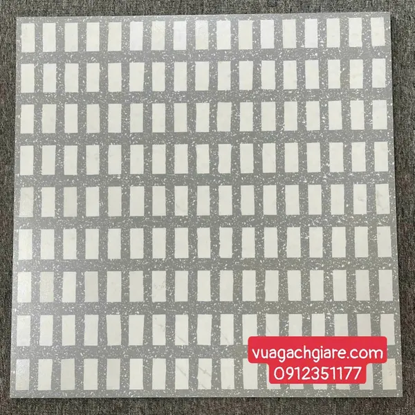 Gạch Đá Mờ 60x60 Ốp Lát Giá Rẻ terrazzo xám 6017