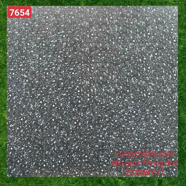 Gạch Đá Mờ Ốp Lát 60x60 AMY terrazzo màu xám 7656 - 7654