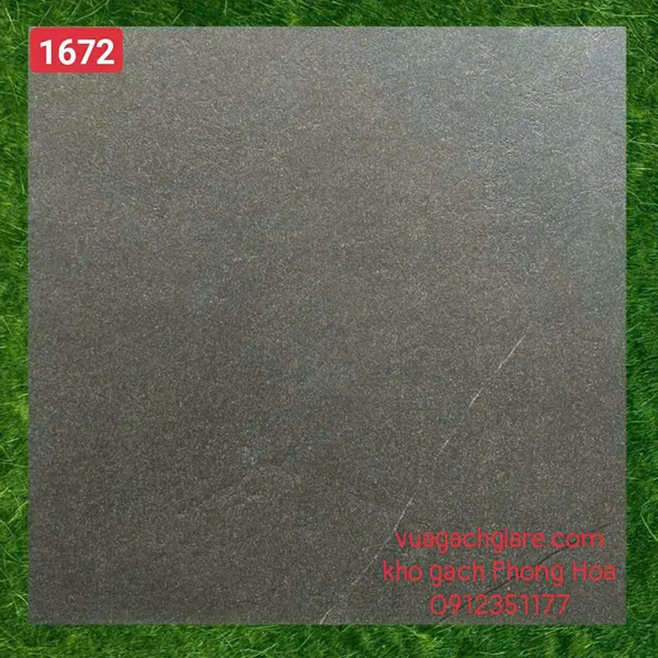Gạch Đá Mờ Ốp Lát 60x60 AMY màu xám đậm 1672