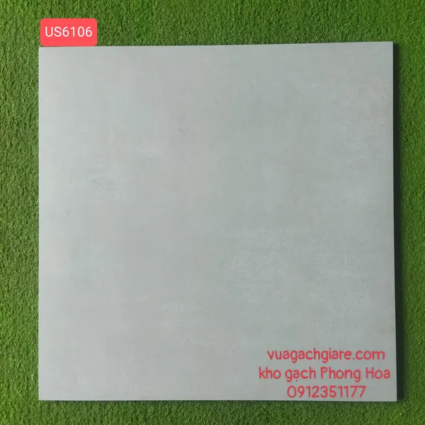Gạch Đá Mờ Ốp Lát 60x60 ROYAL xám xi măng US6106 - US6107