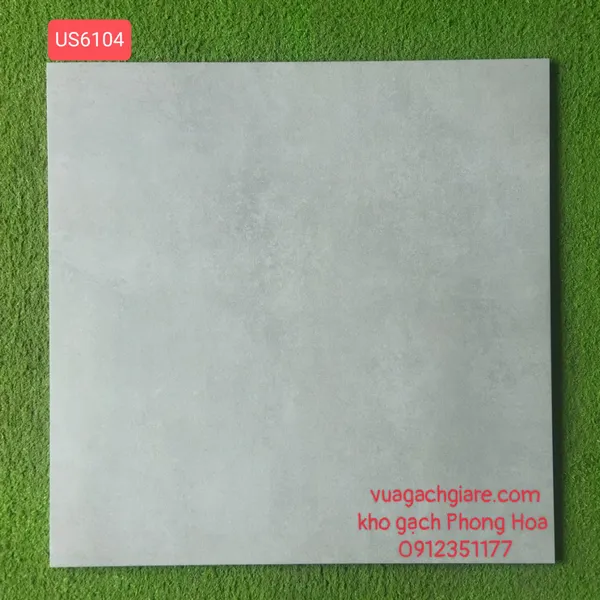 Gạch Đá Mờ Ốp Lát 60x60 ROYAL xám xi măng US6104