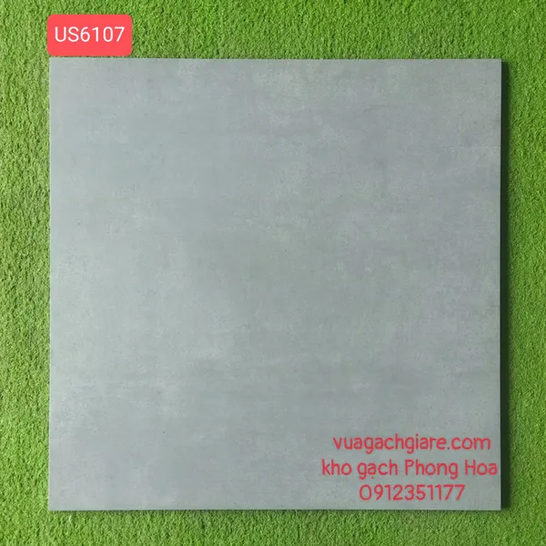 Gạch Đá Mờ Ốp Lát 60x60 ROYAL xám xi măng US6106 - US6107