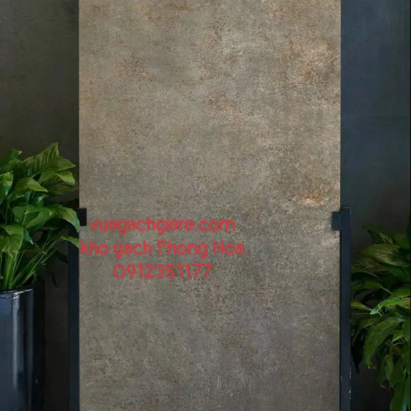 Gạch Đá Ốp Lát 60x120 Cao Cấp Ấn Độ nâu đỏ