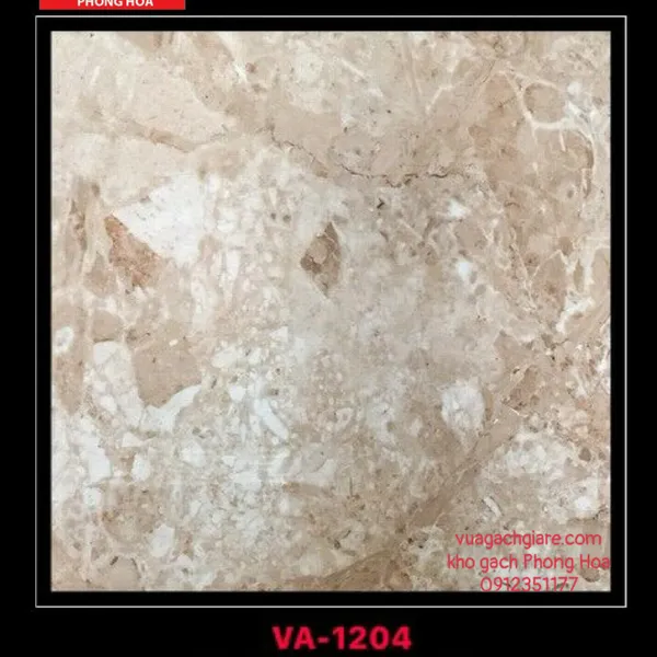 Gạch Đá Ốp Lát 120x120 Cao Cấp Ấn Độ nâu vân đá VA-1204