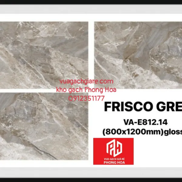 Gạch Đá Ốp Lát 80x120 Cao Cấp Ấn Độ xám vân đá VA-E812.04