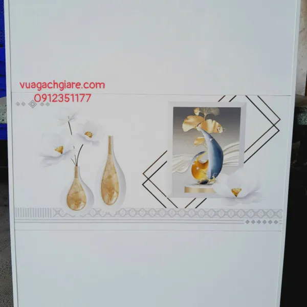 Gạch Men 30x60 Ốp Tường Giá Rẻ trắng trơn