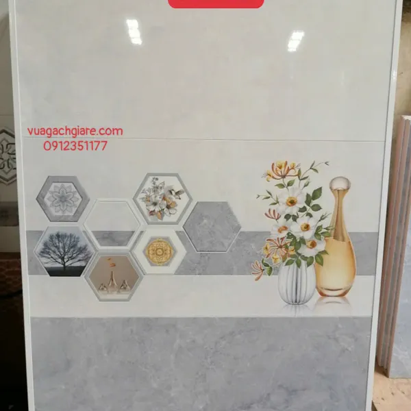 Gạch Men 30x60 Ốp Tường Giá Rẻ xám vân đá 3610