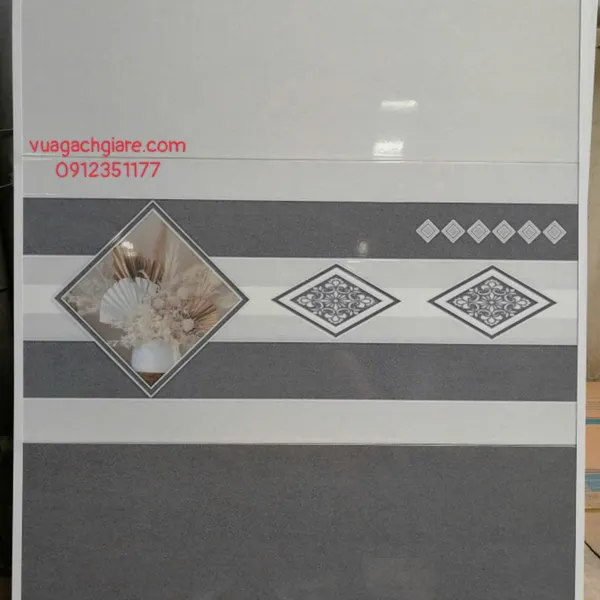 Gạch Men 30x60 Ốp Tường Giá Rẻ xám đậm 3608