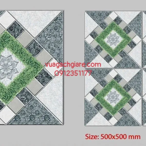 Gạch Men 50x50 Ốp Lát Sân Vườn Giá Rẻ sỏi đá PCS5568