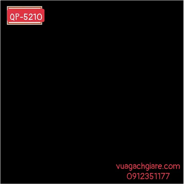 Gạch Men 50x50 Ốp Lát Giá Rẻ đen trơn QP - 5210