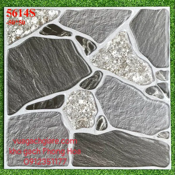 Gạch Men Lát Sân 50x50 sỏi đá 5614S